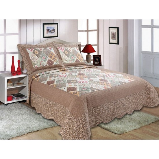 Silk Fashion Κουβερλι Σετ (160Cm X 220Cm + 1 X 50Cm X 70Cm) Lt1486