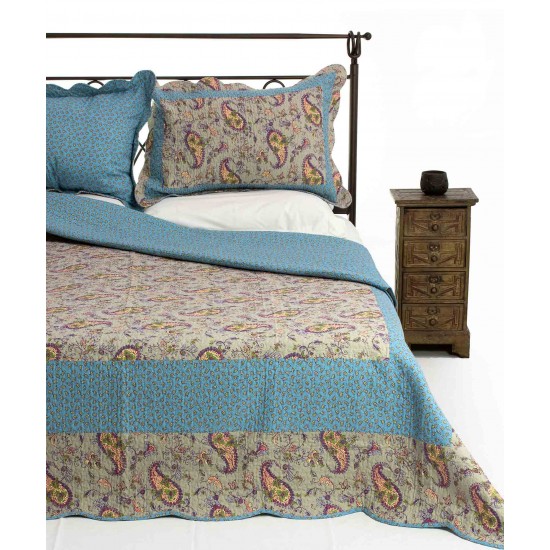 Silk Fashion Κουβερλι Σετ (220Cm X 240Cm + 2 X 50Cm X 70Cm) Ns76-1