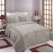 Silk Fashion Κουβερλι Supersoft Nx2212 (220Cm X 240Cm + 2 X 50Cm X 70Cm ) Beige