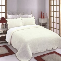 Silk Fashion Κουβερλι Supersoft Nx2212 (160Cm X 220Cm + 1 X 50Cm X 70Cm ) Ivory