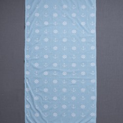 Pestemal Sf1755 (90cm X 180cm) σιέλ