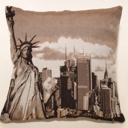ΜΑΞΙΛΑΡΟΘΗΚΗ (45cm X 45cm) STATUE OF LIBERTY BROWN 