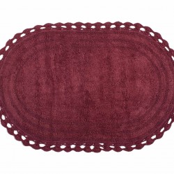 ΠΑΤΑΚΙ OVAL (60CM X 100CM) BURGUNDY