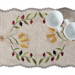 Ντουζίνες (12 τεμάχια) σουπλά 8014 (30cm X 45cm) κόκκινο