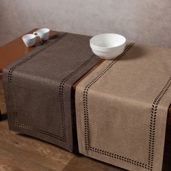 τραβέρσα (45cm X 170cm) Bg18 καφέ/άμμου