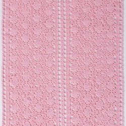 Πλεκτή τραβέρσα C210 (32cm X 160cm) ρόζ