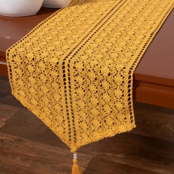 Πλεκτή τραβέρσα C210 (32cm X 160cm) κροκί