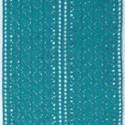 Πλεκτή τραβέρσα C210 (32cm X 160cm) Seagreen