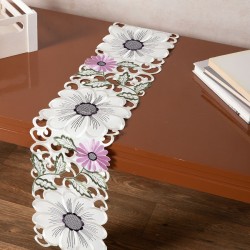 Σατέν κοφτή τραβέρσα (20cm X 150cm) 291 μώβ