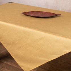 Σατέν τραπεζοκαρέ 2015 (130cm X 130cm) χρυσό