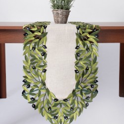Τραβέρσα 2353 (45cm X 170cm) μαύρη ελιά