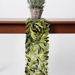 Τραβέρσα 2352 (20cm X 220cm) μαύρη ελιά