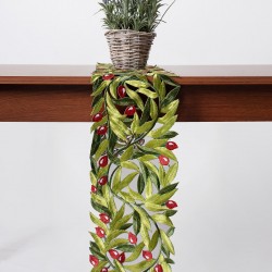 Τραβέρσα 2352 (20cm X 200cm) κόκκινη ελιά