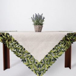 Τραπεζοκαρέ 2353 (135cm X 135cm) μαύρη ελιά