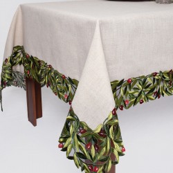 Τραπεζομάντηλο 2353 (160cm X 250cm) κόκκινη ελιά