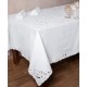 Χειροποίητο κοφτό τραπεζομάντηλο 950 (180cm X 260cm) λευκό