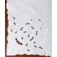 Χειροποίητο κοφτό τραπεζομάντηλο 950 (180cm X 260cm) λευκό