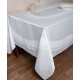 Ζακάρ τραπεζομάντηλο 423 (180cm X 220cm) λευκό Ζακάρ τραπεζομάντηλο 423 (180cm X 220cm) λευκό