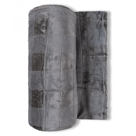 Fleece  (240cm X 240cm) χωρίς Sherpa γκρί 