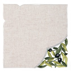 Πετσέτα φαγητού 2353 (45cm X 45cm) μαύρη ελιά 