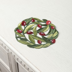 Σουβέρ 2352 (15cm) κόκκινη ελιά