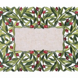 Σουπλά 2353 (35cm X 50cm) κόκκινη ελιά