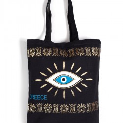 Τσάντα καραβόπανο (40cm X 40cm X 10cm) Gold 4 GREECE