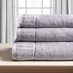 Βαμβακερή πετσέτα ΜΕΛΩΔΙΑ 600gsm (75cm X 150cm) Light Grey
