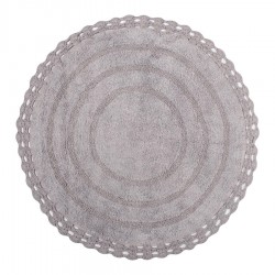 Πατάκι στρογγυλό ( 70cm ) γκρί