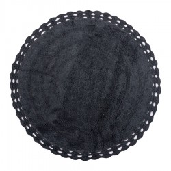 Πατάκι στρογγυλό ( 70cm ) ανθρακί