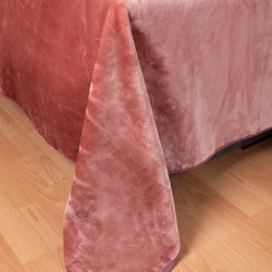 Βελουτέ κουβέρτες (220cm X 240cm) σάπιο μήλο 
