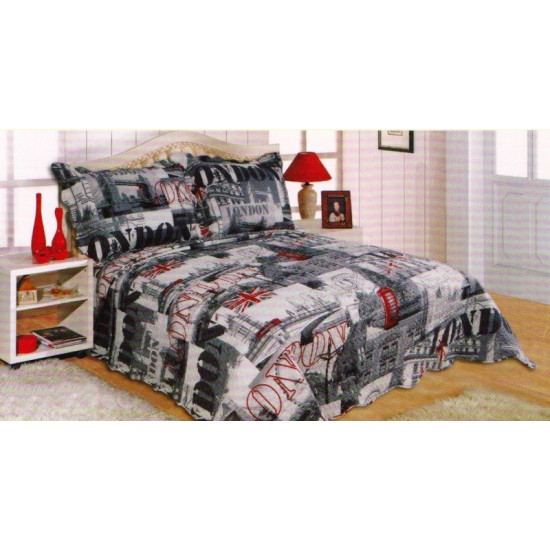 Silk Fashion Κουβερλι Σετ (220Cm X 240Cm + 2 X 50Cm X 70Cm) W64766