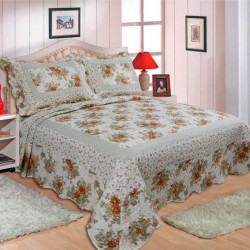Silk Fashion Κουβερλι Σετ (160Cm X 220Cm + 1 X 50Cm X 70Cm) Zg-040
