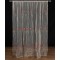 Κουρτίνα ανάγλυφο κόκκινο λουλούδι (280cm X 300cm) με τρέσα