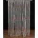 Κουρτίνα ανάγλυφο κόκκινο λουλούδι (280cm X 300cm) με τρέσα