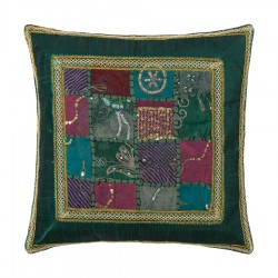 Μαξιλαροθήκη Antic με φάσα (45cm X 45cm) πράσινο