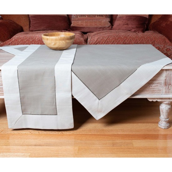 Silk Fashion Ροτόντα (180Cm Rd) Bg17 Γκρι Ανοιχτό/Γκρι Σκούρο