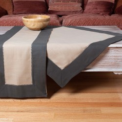 Silk Fashion Τραπεζομάντηλα (160Cm X 250Cm) Bg17 Καφέ/Μπεζ