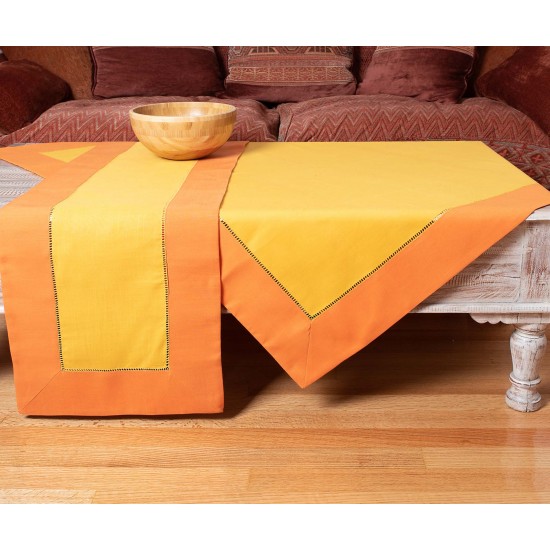 Silk Fashion Τραπεζομάντηλα (160Cm X 250Cm) Bg17 Κροκί/Ωχρα