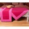 Silk Fashion Τραπεζομάντηλα (160Cm X 220Cm) Bg17 Ανοιχτό Μωβ/Φούξια
