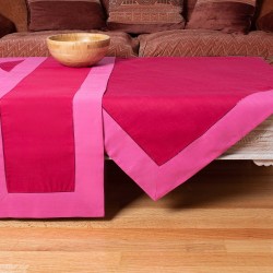 Silk Fashion Τραπεζομάντηλα (160Cm X 250Cm) Bg17 Ανοιχτό Μωβ/Φούξια