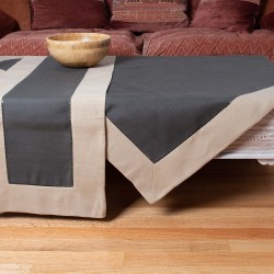Silk Fashion Τραπεζομάντηλα (140Cm X 180Cm) Bg17 Μπεζ/Καφέ