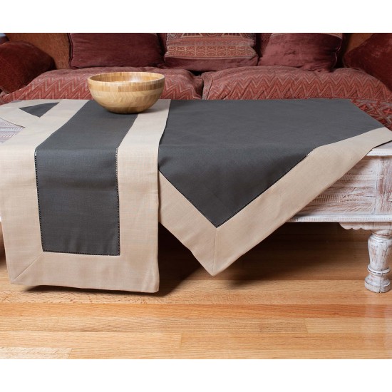 Silk Fashion Τραπεζομάντηλα (160Cm X 220Cm) Bg17 Μπεζ/Καφέ