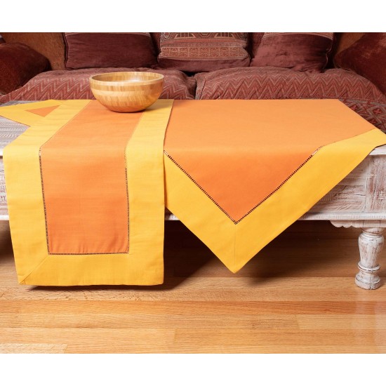Silk Fashion Τραπεζομάντηλα (160Cm X 220Cm) Bg17 Ωχρα/Κροκί