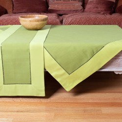 Silk Fashion Τραπεζομάντηλα (160Cm X 220Cm) Bg17 Πράσινο/Κυπαρισσί
