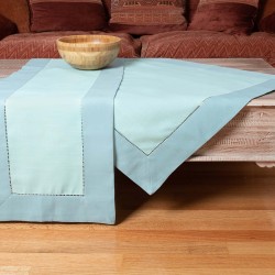 Silk Fashion Τραπεζοκαρέ (140Cm X 140Cm) Bg17 Σιέλ/Τυρκουάζ