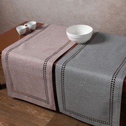 τραβέρσα (45cm X 170cm) Bg18 αμέθυστος/γκρί