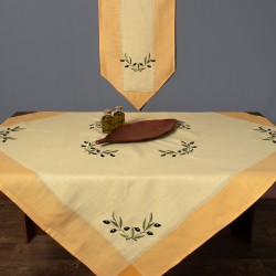Τραπεζομάντηλο Bg23a (175cm X 175cm) κίτρινο