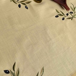 Τραπεζομάντηλο Bg23a (160cm X 210cm) Oval κίτρινο