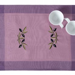 Ντουζίνες (12 τεμάχια) σουπλά Bg23a (35cm X 50cm) μώβ